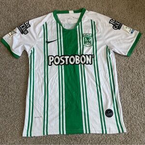 Nike Aeroswift Atletico Nacional Postobon Liga Betplay Striped Jersey